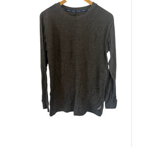 NAUTICAL MENS Waffle Thermal Grey Long Sleeve Long John Shirt M